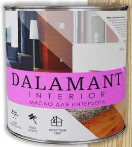 Масло для интерьера Dalamant interior дуб 2 л Dalamant Масло для интерьера Dalamant interior дуб 2 л Dalamant